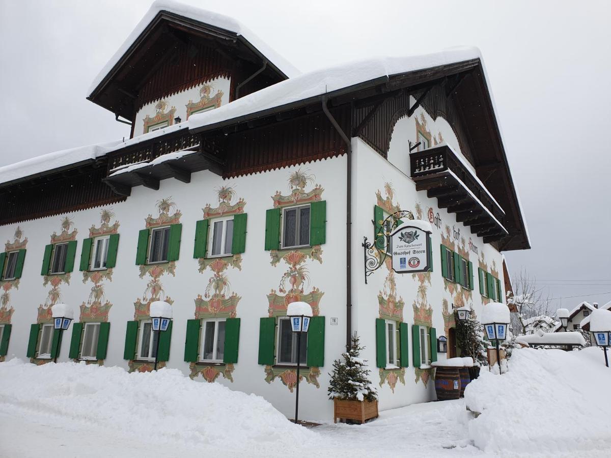 Ferienwohnungen Im Gasthof Stern Inklusive Koenigscard Unterammergau Exteriör bild